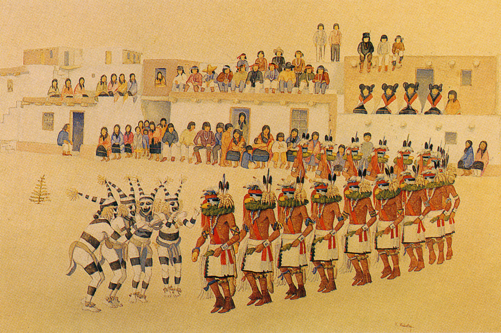 Fred kabotie hopi ceremonial dance