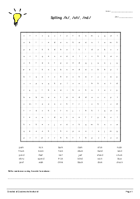 Morphographs worksheets